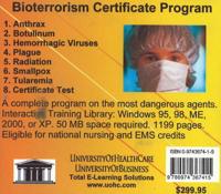 Bioterrorism Certificate Program CD