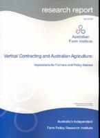 Vertical Contracting and Australian Agriculture