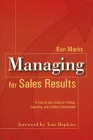 Managing for Sales Results