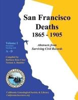 San Francisco Deaths,1865-1905