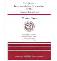 62nd annual Instrumentation Symposium for the Process Industries : proceedings, Texas A&amp;M University, College Station, Texas, Ja