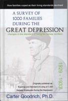 Survey of 1000 Families During the Great Depression