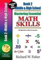 Mastering Essential Math Skills, Book 2, Middle Grades/High School: Re-designed Library Version