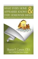 What Every Home Appraiser Knows & Every Homeowner Should