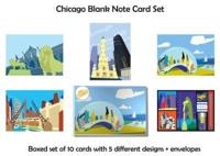 Chicago Blank Note Card Set