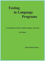 Testing in Language Programs