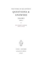 Answers I, tome 2: Sri Chinmoy answers, parts 20 to 38