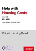 Help With Housing Costs. Volume 2 Guide to Housing Benefit 2018-19