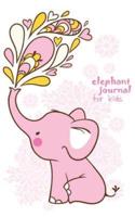 Elephant Journal for Kids [girls edition]: 150-page compact, small journal (diary, notebook) - 5 x 8 inches