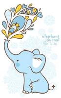 Elephant Journal for Kids [boys edition]: 150 page compact, small journal (diary, notebook) - 5 x 8 inches