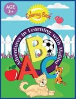 Adventures in Learning with Malibu: ABC Coloring Book