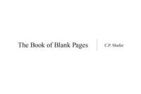 The Book of Blank Pages