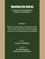 Quoting the Quran: A reference Handbook for Authors and Scholars