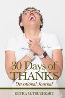 30 Days of Thanks - Devotional Journal