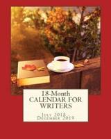 18-Month Calendar For Writers