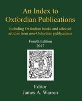 An Index to Oxfordian Publications