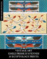 Vintage Art: Emile Prisse 20 Egyptology Prints: Ephemera for Framing, Collage, Decoupage and Home Decor