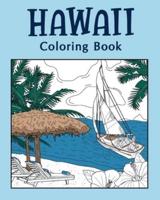 Hawaii Coloring Book, Coloring Books for Adults
