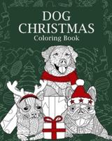 Dog Christmas Coloring Book