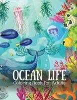 Ocean Life Coloring Book For Adults