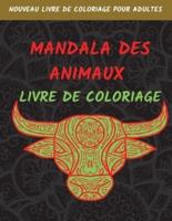 Livre De Coloriage Mandala Des Animaux