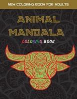 Animal Mandala Coloring Book