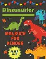 Dinosaurier Malbuch für Kinder Alter 4-8: Tolles Geschenk für Jungen und Mädchen im Alter von 4 bis 8 Jahren   Großformat 8,5 x 11"