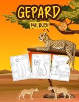 Gepard Malbuch Für Kinder