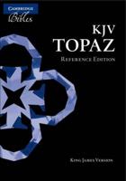 KJV Topaz Reference Edition, Black Calf Split Leather, KJ674:XR