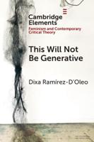 This Will Not Be Generative