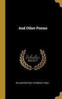 And Other Poems