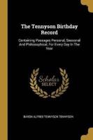 The Tennyson Birthday Record