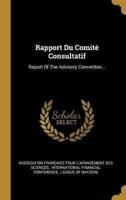 Rapport Du Comité Consultatif