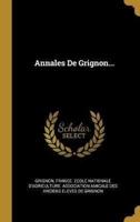 Annales De Grignon...