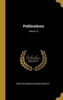 Publications; Volume 16