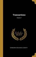 Transactions; Volume 7