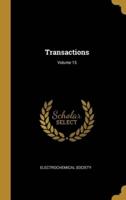 Transactions; Volume 15