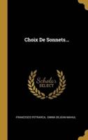 Choix De Sonnets...