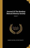 Journal Of The Bombay Natural History Society; Volume 7