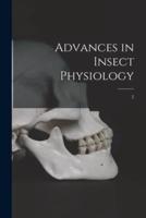 Advances in Insect Physiology; 2