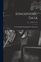 Ionospheric Data; CRPL-F-A 37