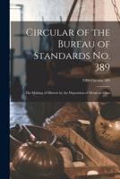 Circular of the Bureau of Standards No. 389