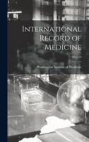 International Record of Medicine; 103 N.10