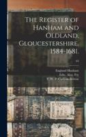 The Register of Hanham and Oldland, Gloucestershire. 1584-1681.; 63