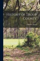History of Troup County