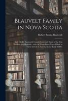 Blauvelt Family in Nova Scotia