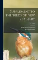 Supplement to the 'Birds of New Zealand'; V.1 (1905)