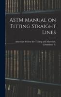 ASTM Manual on Fitting Straight Lines
