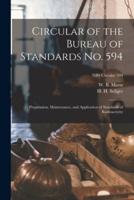 Circular of the Bureau of Standards No. 594