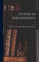 Studies in Bibliography; 29
